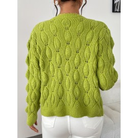 Women's Elegant Lime Green Cable- Cardigan Sweater with White Button Front & Collar - -Season Blazer-like Jacket, Medium Stretch Knitwear for, Semi-Formal Events, Casual Outfits (Hand Wash/Dry Clean), Long Sleeve For Women, Fall Clothes For Women, Tops For Women, Long Sleeve Tops For Women, Blouses For Women Elegant Classy, Sweater For Women, Womens Clothes, Blouses For Women Casual T Shirt, Cardigan For Women Elegant Classy, Fall Outfits For Women,