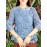 Plus Size - Plus Size, ZANZEA Women'S Elegant Lace Sleeve Blouse - Lightweight Non-Stretchy Solid Pink/Red - Structured Waist & Flared Hem, Crew Neck Blouse For Wedding, Party, Everyday - All-match Women'S Tops, Lace Blouse