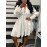 Plus Size, Women's Plus Size Blouse - Elegant White Shirt with Structured Non-Stretch Fabric, Office to Party Chic Attire for Year-Round Professional & Formal Events