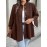 Plus Size, Women's Plus Size Oversized Bell Sleeve Jacket - Collar Coat, Elegant Casual Loose-Fit Blazer for Spring/Fall, Wide-Leg Button Front (Curvy-Friendly) - to Weekend Outerwear