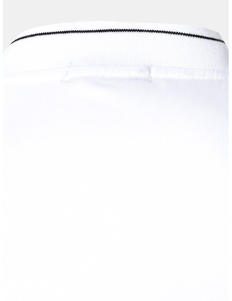 Golf Shirts - Mens Tricolor Patchwork Long Sleeve Golf Shirts With Chest Pocket